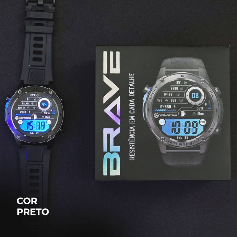 BRAVE | GPS | 5ATM Aprova de água do mar | Resistência IP69k