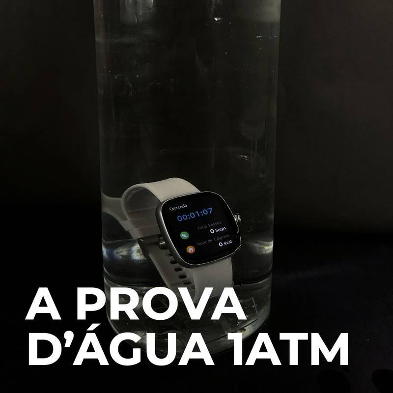 EASY SMARTWATCH A PROVA D'ÁGUA 1 ATM| BATERIA DE LONGA DURAÇÃO| 100 MODOS DE ESPORTES