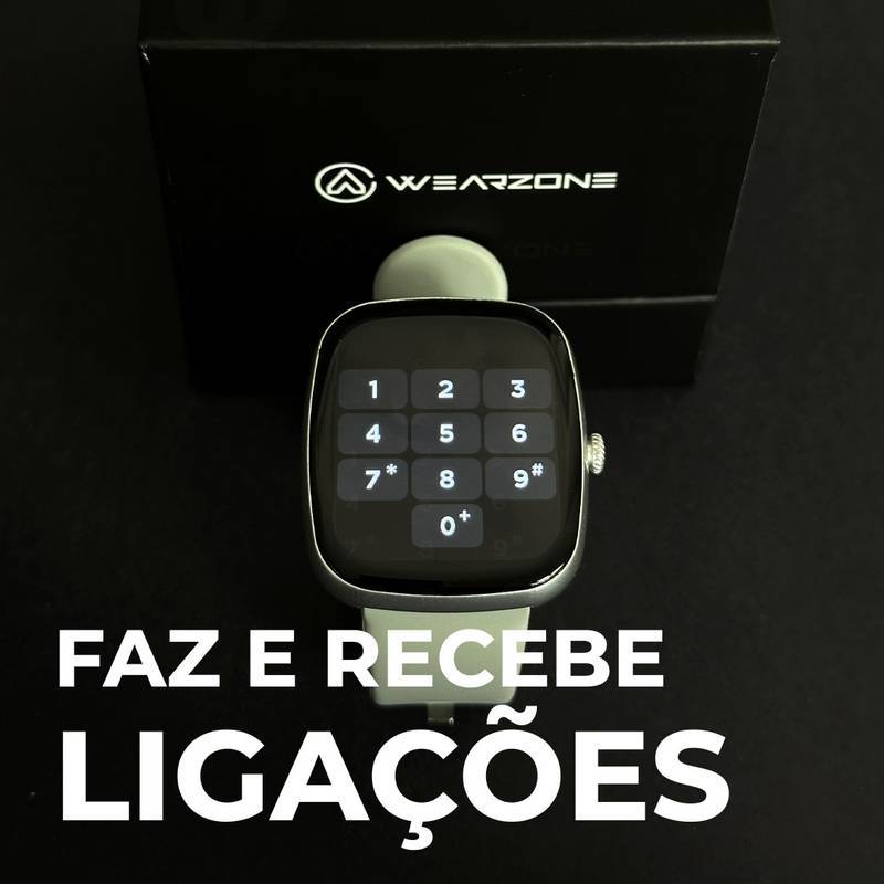 EASY SMARTWATCH A PROVA D'ÁGUA 1 ATM| BATERIA DE LONGA DURAÇÃO| 100 MODOS DE ESPORTES