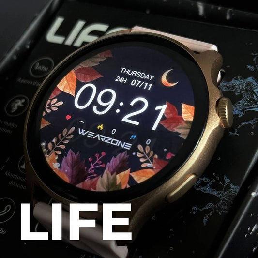 LIFE SMARTWATCH A PROVA D'ÁGUA 1 ATM AMOLED | BATERIA DE LONGA DURAÇÃO| 100 MODOS DE ESPORTES