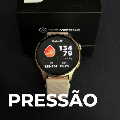 LIFE SMARTWATCH A PROVA D'ÁGUA 1 ATM AMOLED | BATERIA DE LONGA DURAÇÃO| 100 MODOS DE ESPORTES