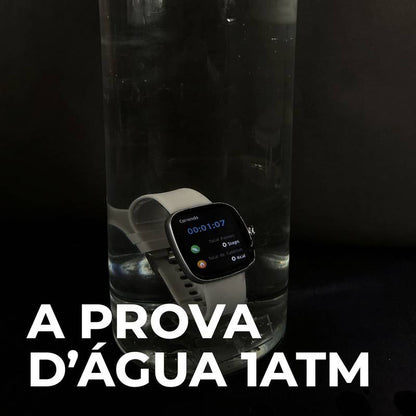EASY SMARTWATCH A PROVA D'ÁGUA 1 ATM| BATERIA DE LONGA DURAÇÃO| 100 MODOS DE ESPORTES