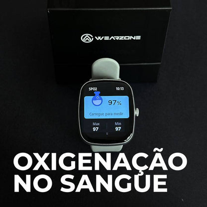 EASY SMARTWATCH A PROVA D'ÁGUA 1 ATM| BATERIA DE LONGA DURAÇÃO| 100 MODOS DE ESPORTES